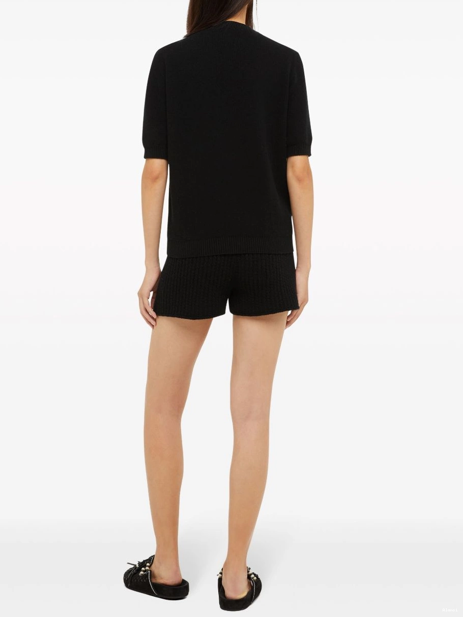 Affordable Knit T-shirt crew-neck Women A Alanui Finest 0416
